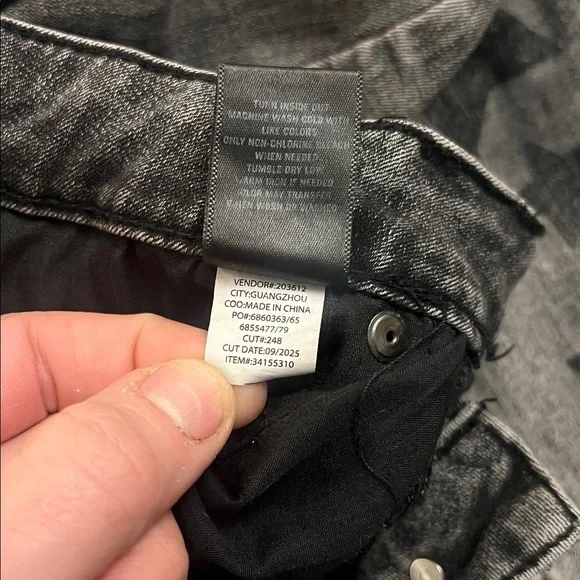 Grey flare jeans with Black Star Patterned - Picture 9 of 9